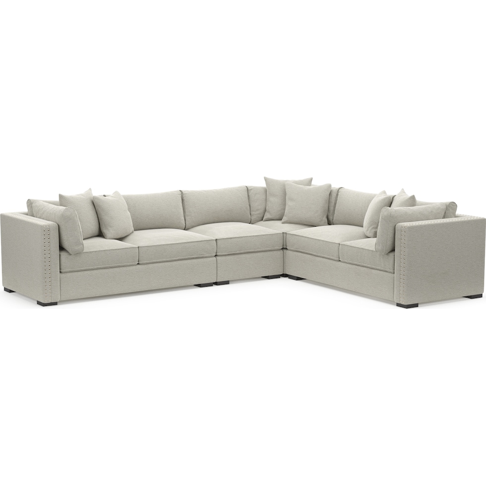 abington gray sectional   