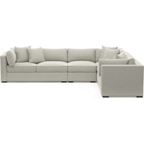 abington gray sectional   