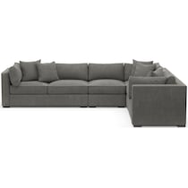 abington gray sectional   