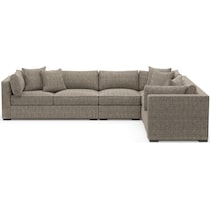 abington gray sectional   
