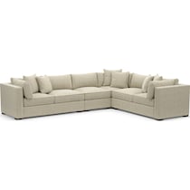 abington gray sectional   
