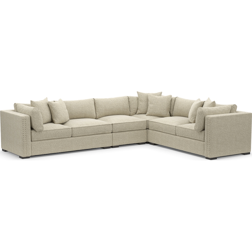 abington gray sectional   