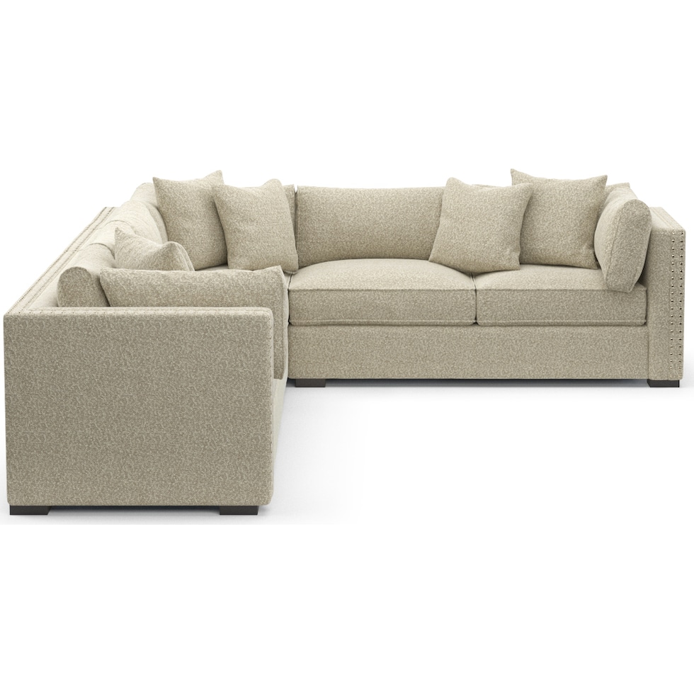 abington gray sectional   