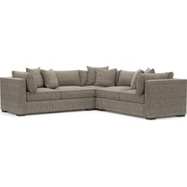 abington gray sectional   