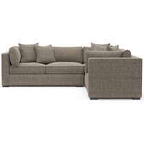 abington gray sectional   