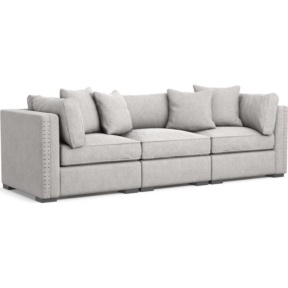 abington gray sofa   