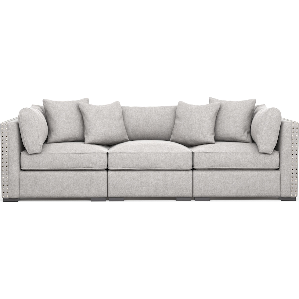 abington gray sofa   
