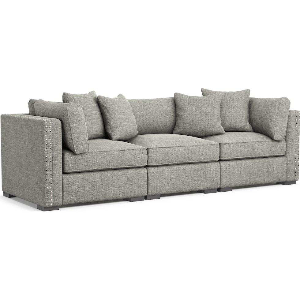 abington gray sofa   