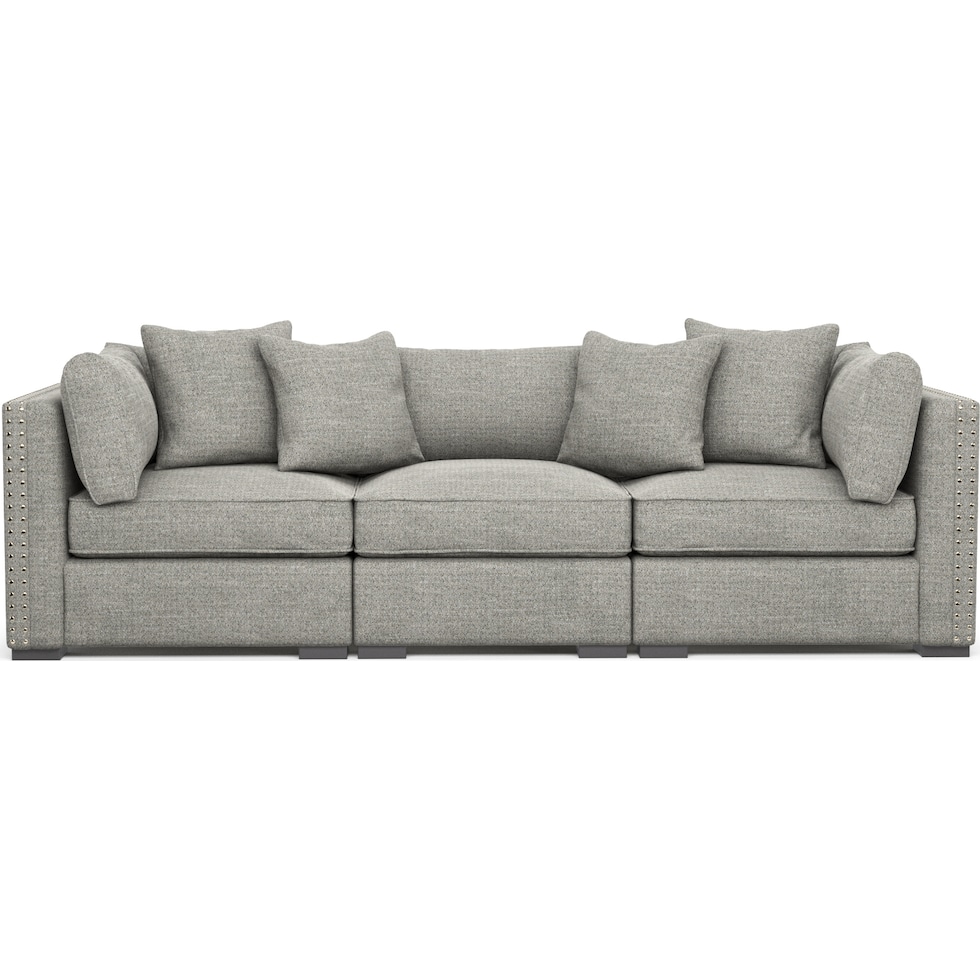 abington gray sofa   