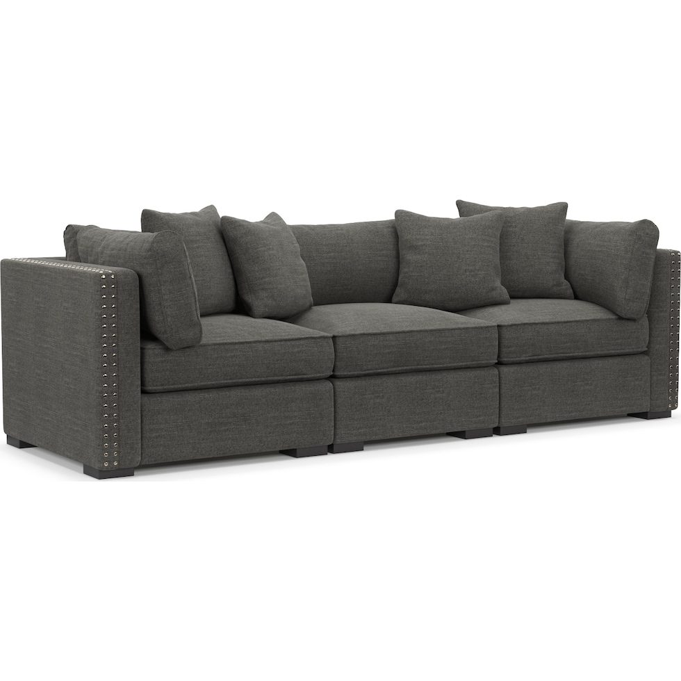 abington gray sofa   