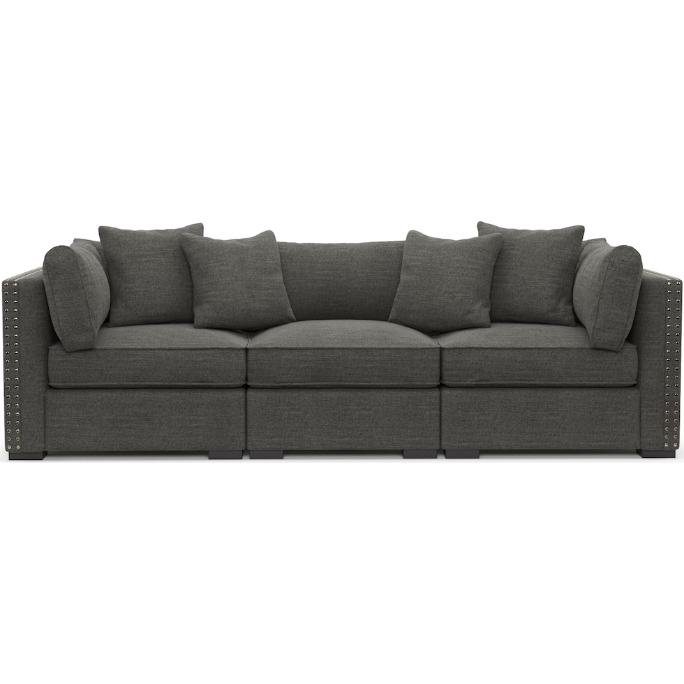 abington gray sofa   