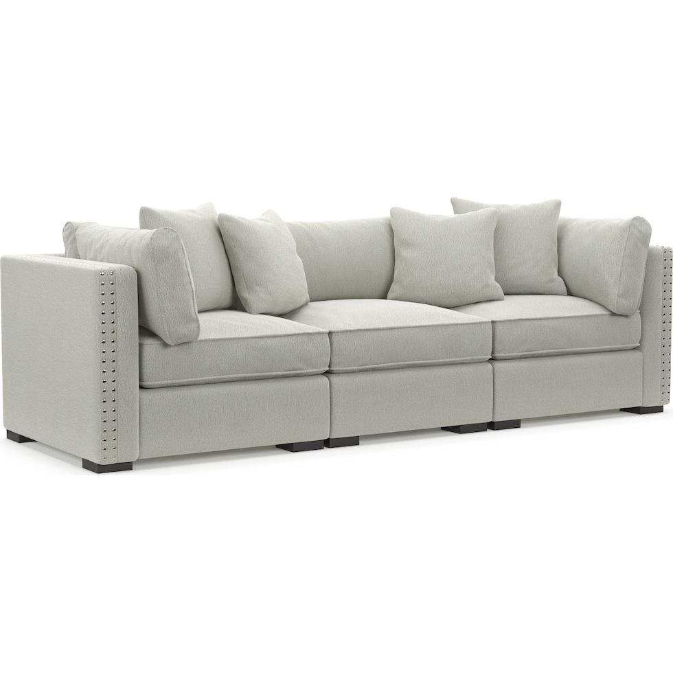 abington gray sofa   