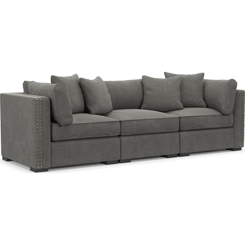 abington gray sofa   