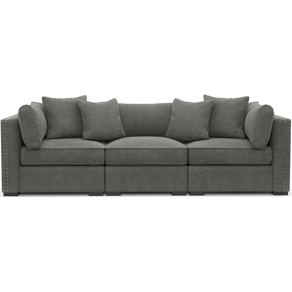 abington gray sofa   