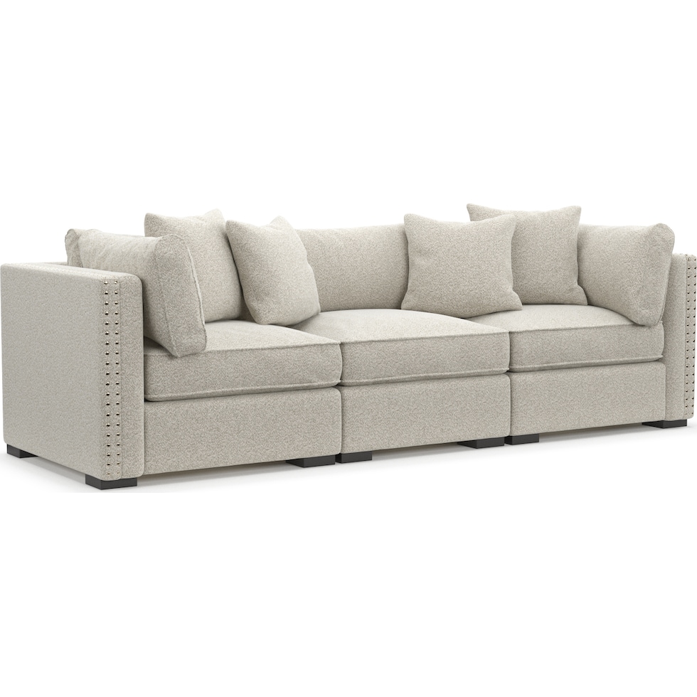 abington gray sofa   