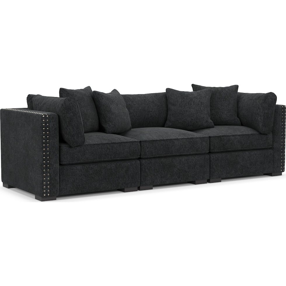 abington gray sofa   