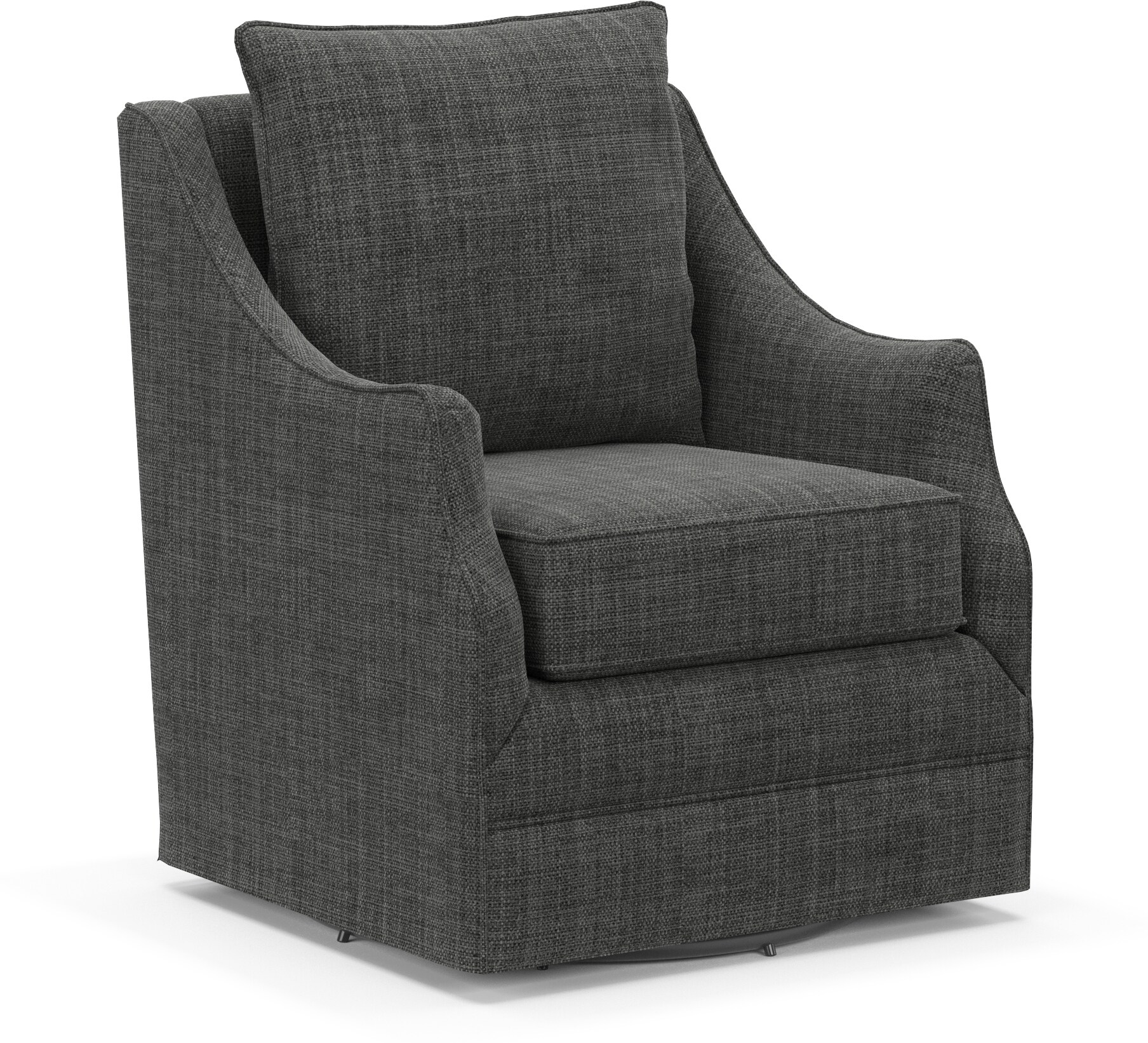 Mara Accent Swivel Chair Milford Charcoal Value City Furniture