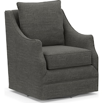 abington gray swivel chair   