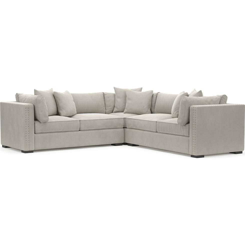 abington light brown sectional   