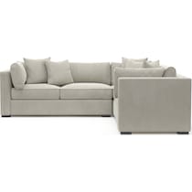 abington light brown sectional   