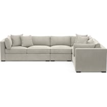abington light brown sectional   