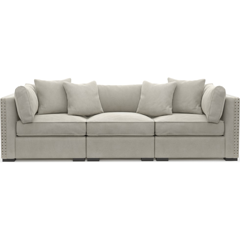 abington light brown sofa   