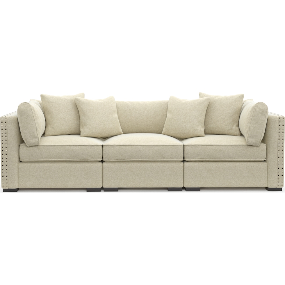 abington light brown sofa   