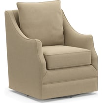 abington light brown swivel chair   