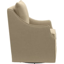 abington light brown swivel chair   