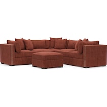abington orange  pc living room   