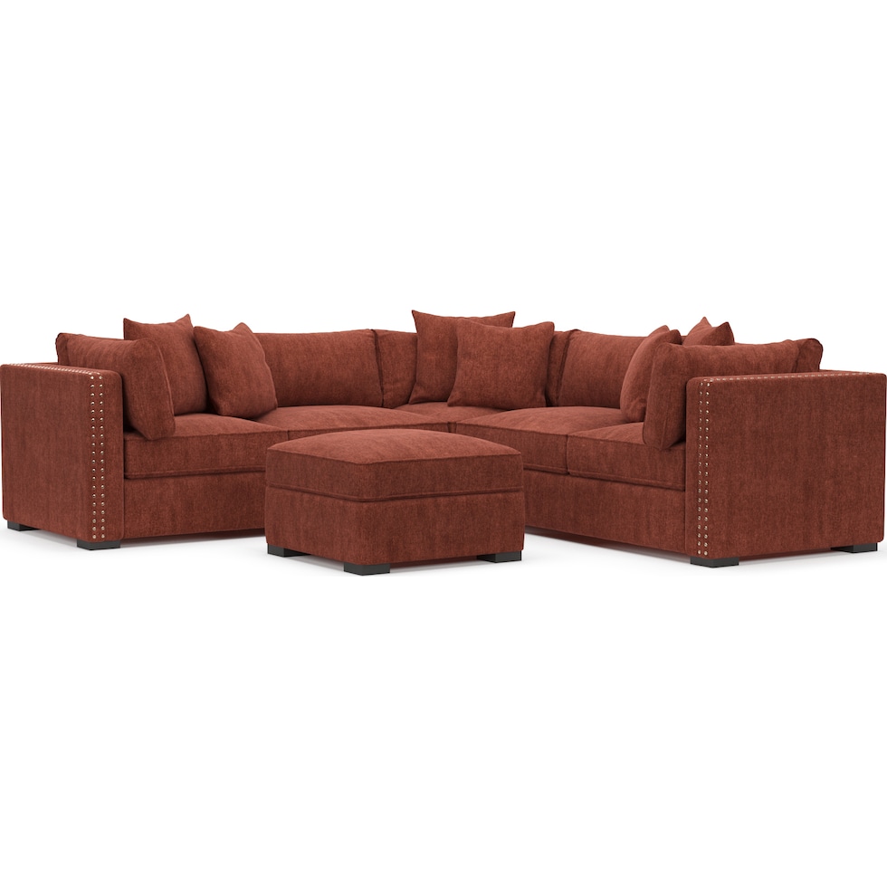 abington orange  pc living room   