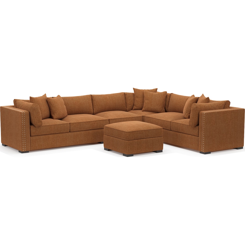 abington orange  pc living room   