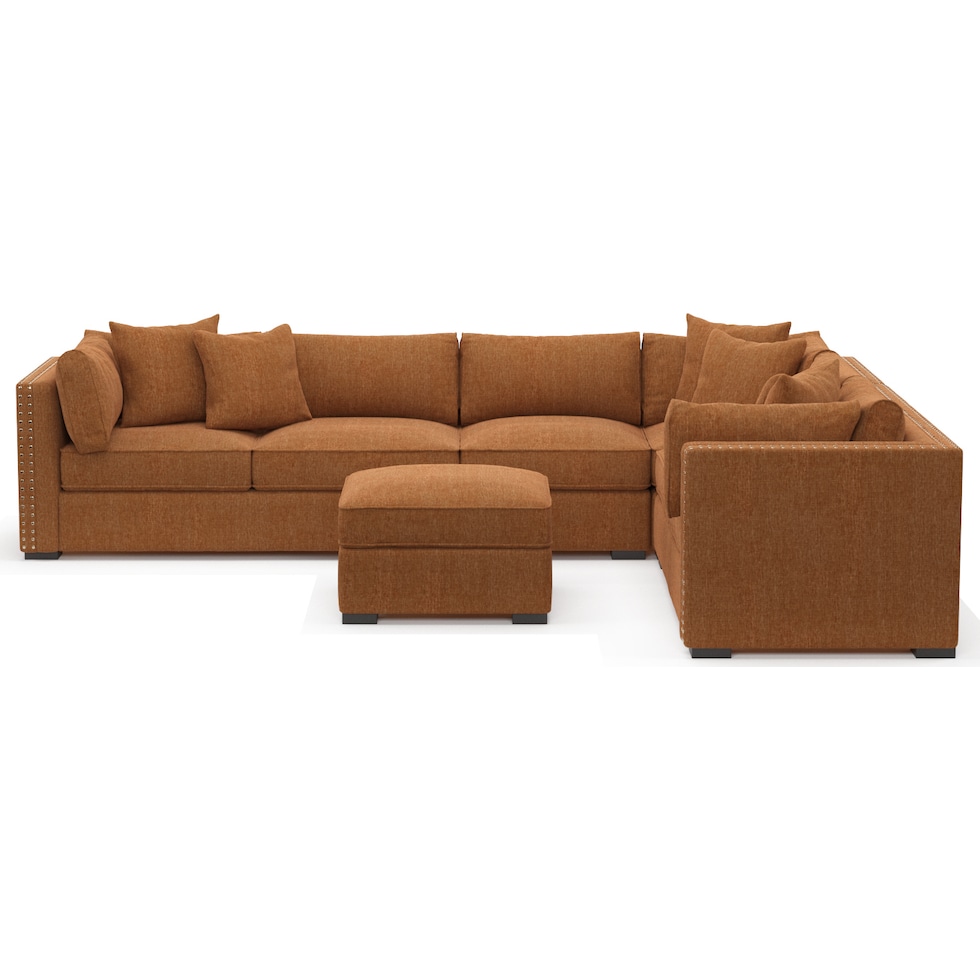 abington orange  pc living room   