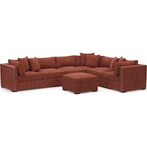abington orange  pc living room   