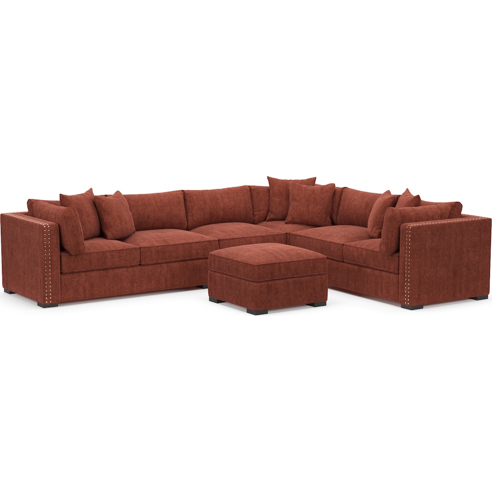 abington orange  pc living room   