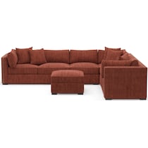 abington orange  pc living room   