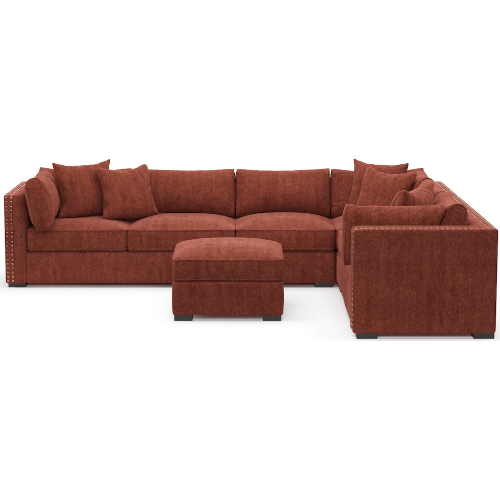 abington orange  pc living room   