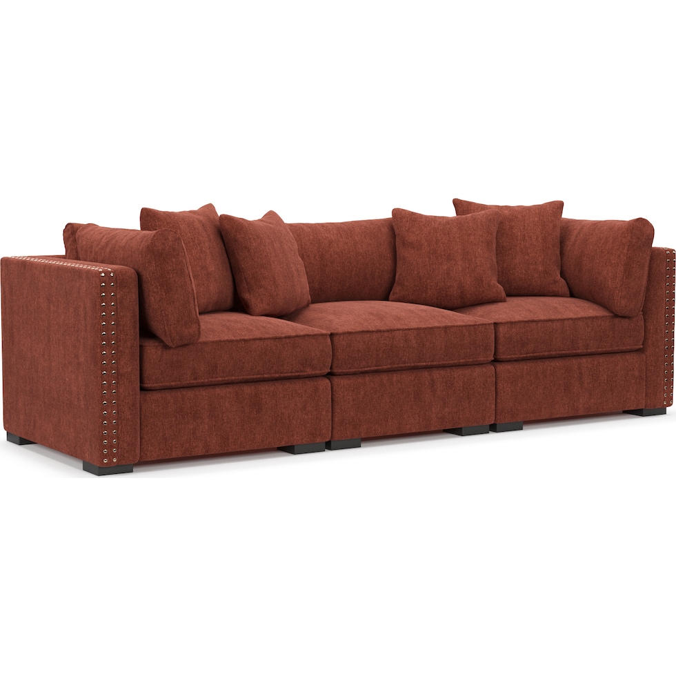 abington orange sofa   
