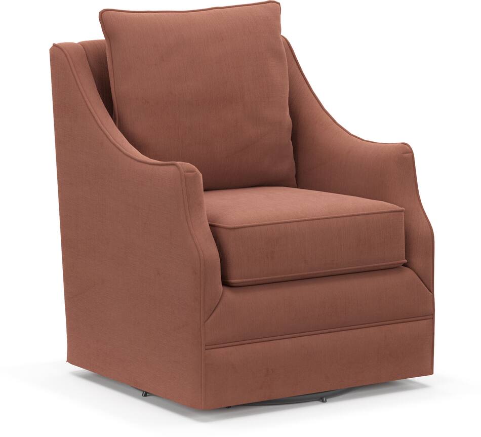 Mara Accent Swivel Chair Bella Rosewood Value City Furniture