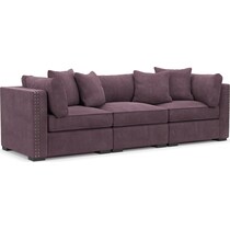 abington purple sofa   