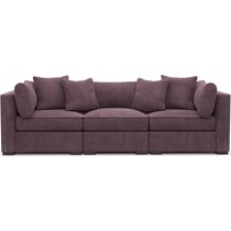 abington purple sofa   