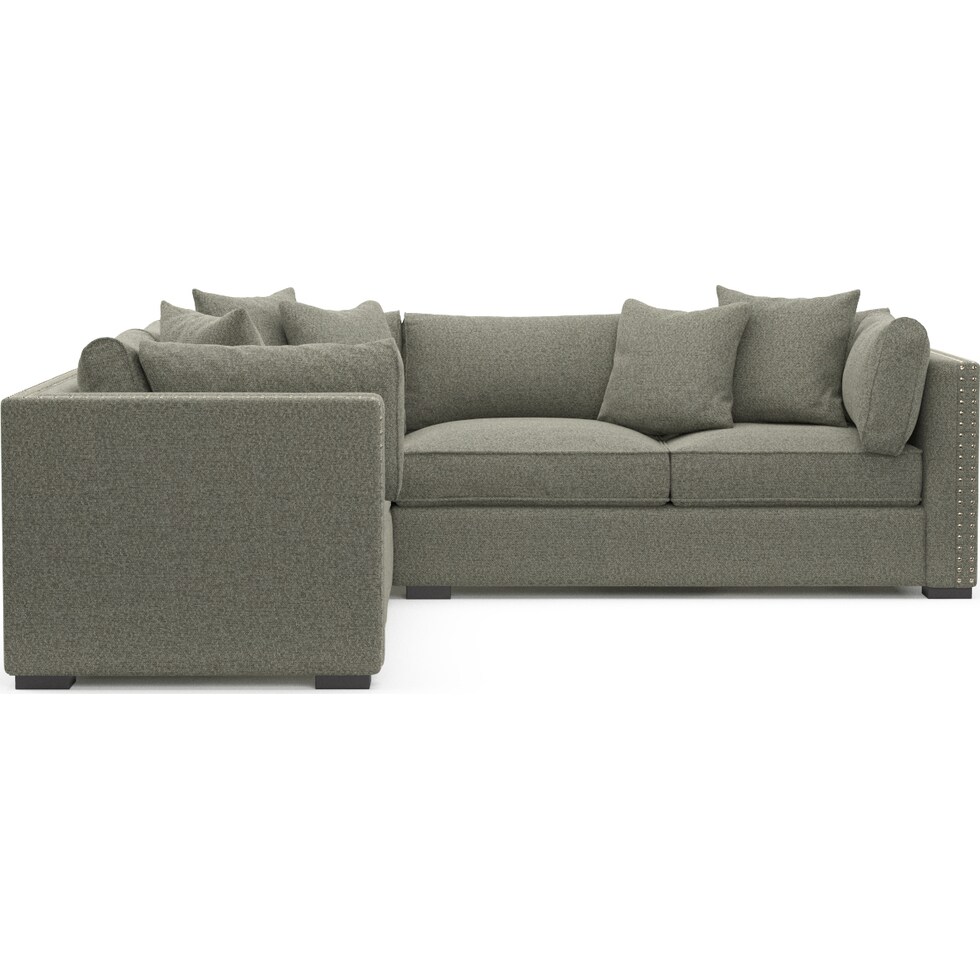 abington white  pc sectional   