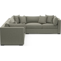abington white  pc sectional   