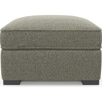 abington white ottoman   