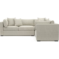 abington white sectional   