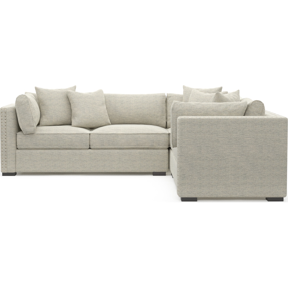 abington white sectional   