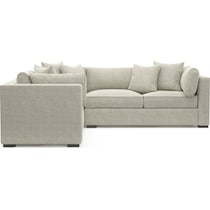 abington white sectional   