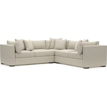 abington white sectional   