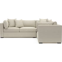 abington white sectional   