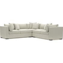 abington white sectional   